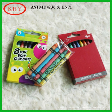 12 Colors Wax Crayon with Box Set